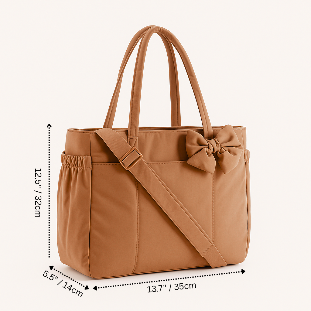 Everyday Cute Bow Tote Bag
