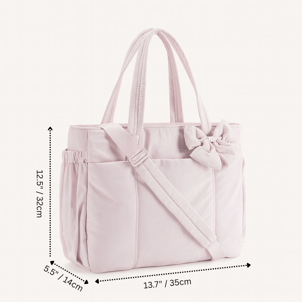 Everyday Cute Bow Tote Bag