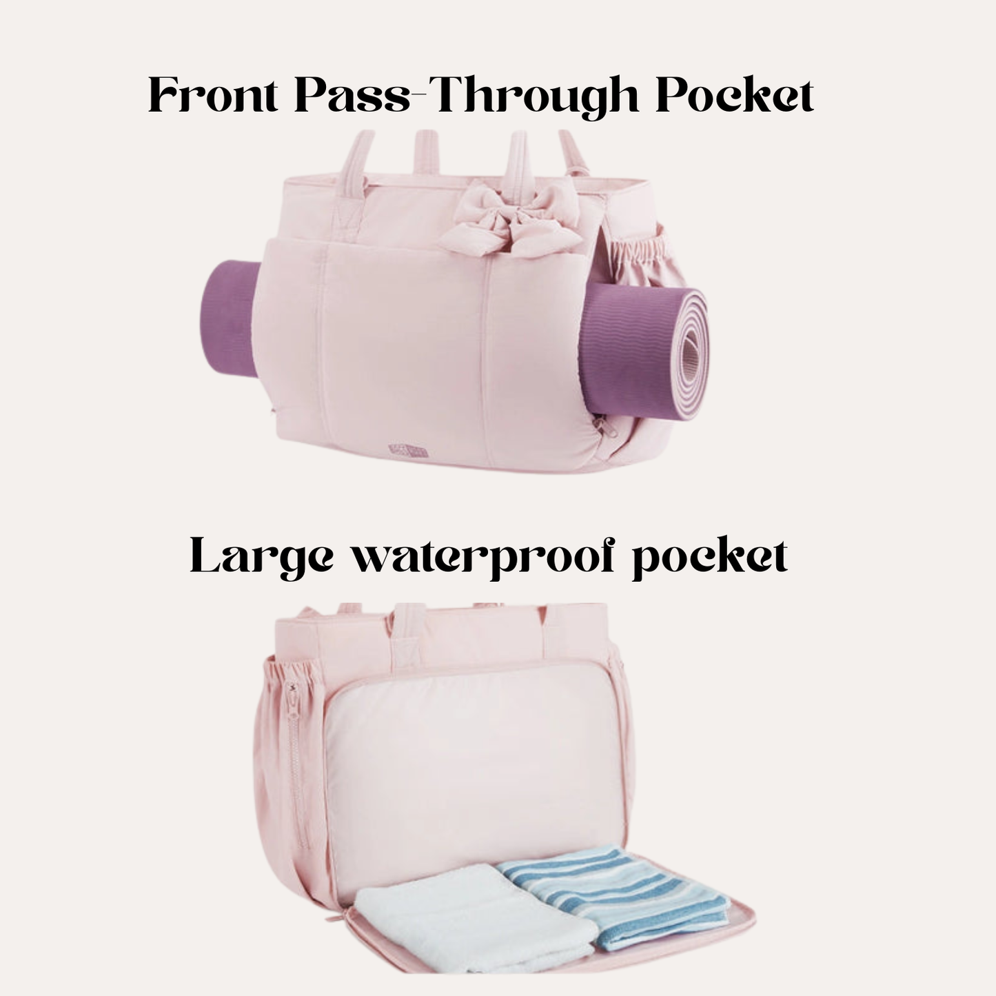 Everyday Cute Bow Tote Bag