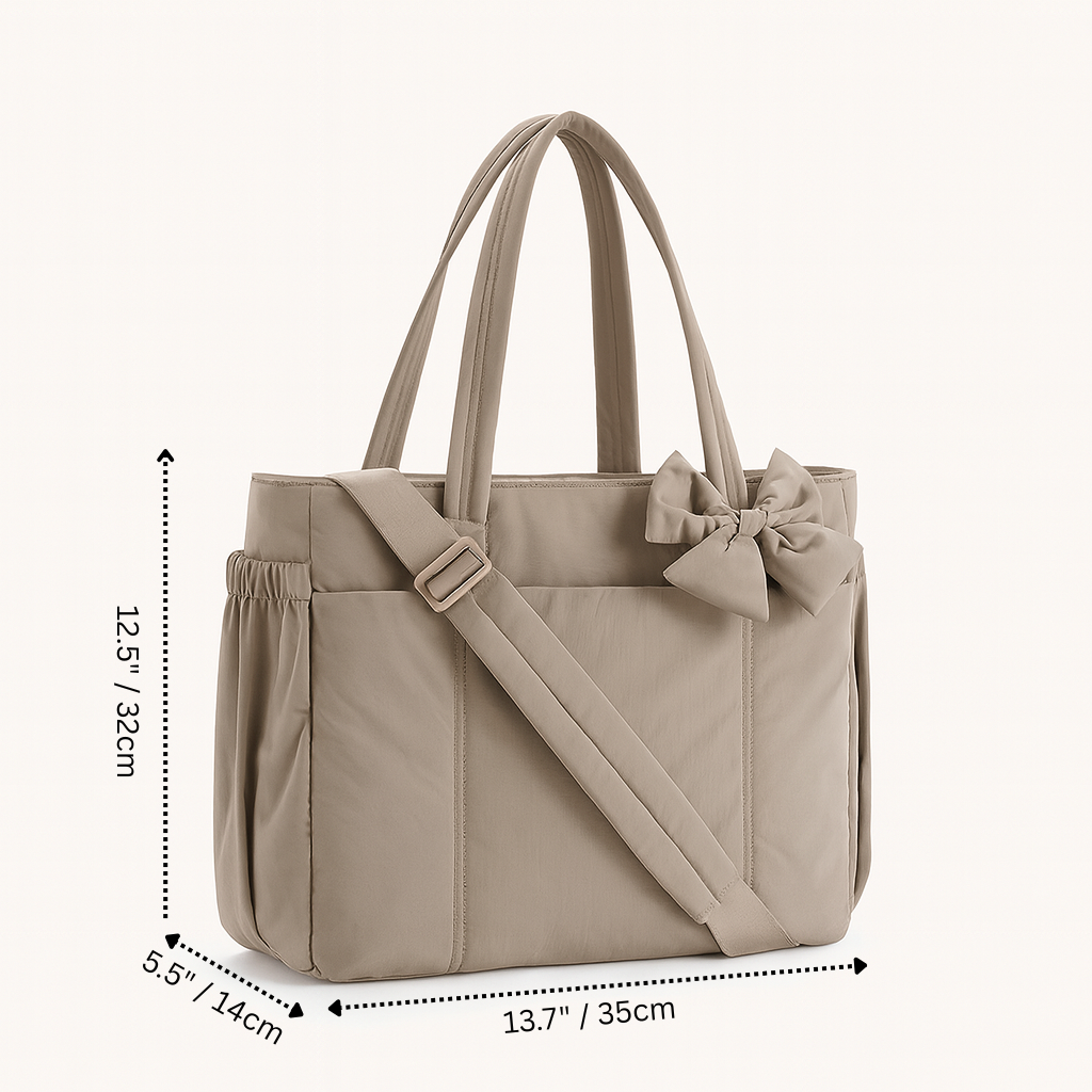 Everyday Cute Bow Tote Bag